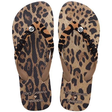 Dolce&Gabbana x Havaianas Tongs Leopard